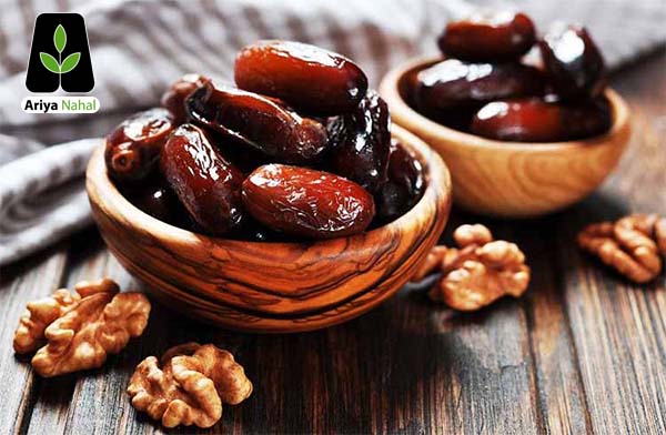 مصرف گردو با خرما